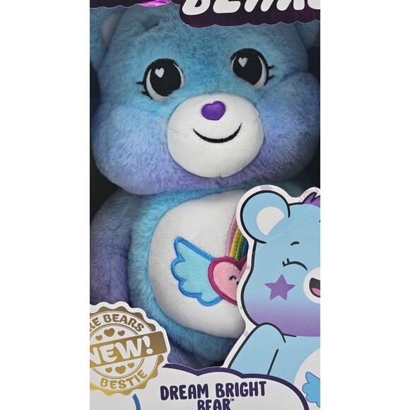 Care Bears New Bestie Dream Bright Bear Bestie Plush Cloudco NIB Rainbow - Picture 7 of 7
